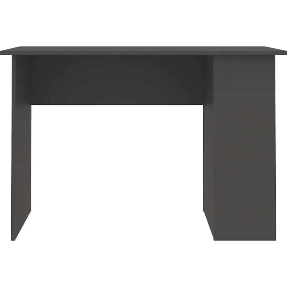 vidaXL Bureau 110x60x73 cm bewerkt hout grijs