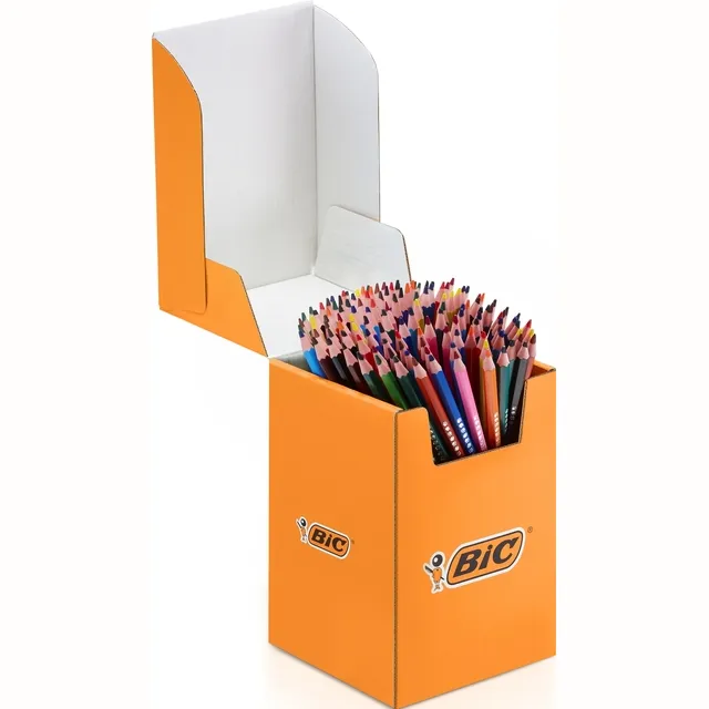 Bickids Kleurpotloden BicKids Evolution ecolutions assorti schoolbox à 144 stuks