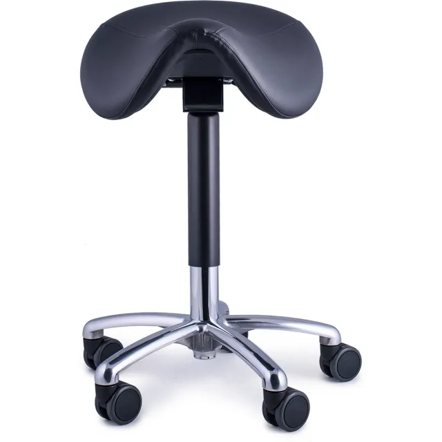 Firmseats Love to Work Home XL - Ergonomische zadelkruk op wielen - Zwart