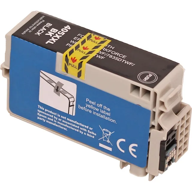 ABC huismerk inkt cartridge geschikt voor Epson 405XXL zwart voor Epson Workforce WF7830DTWF WF7835DTWF WF7840DTWF Zwart XXL