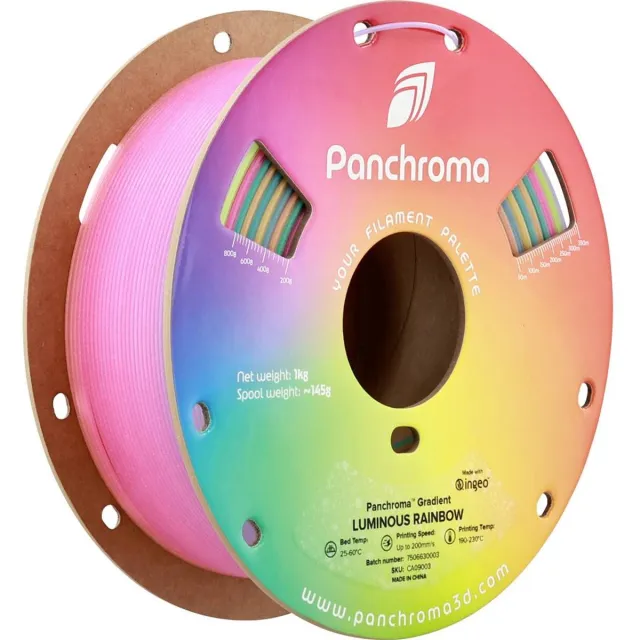 Polymaker Panchroma Rainbow filament - PLA - 1KG - Liminous