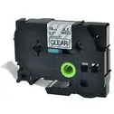 Brother Huismerk Brother TZe-141 Labeltape 18mm Zwart op Transparant