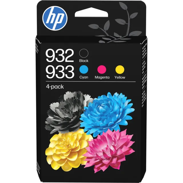 HP Original Ink Cartridge HP 932/933 Multicolour / 6ZC71AE Cyaan, Geel, Magenta, Zwart