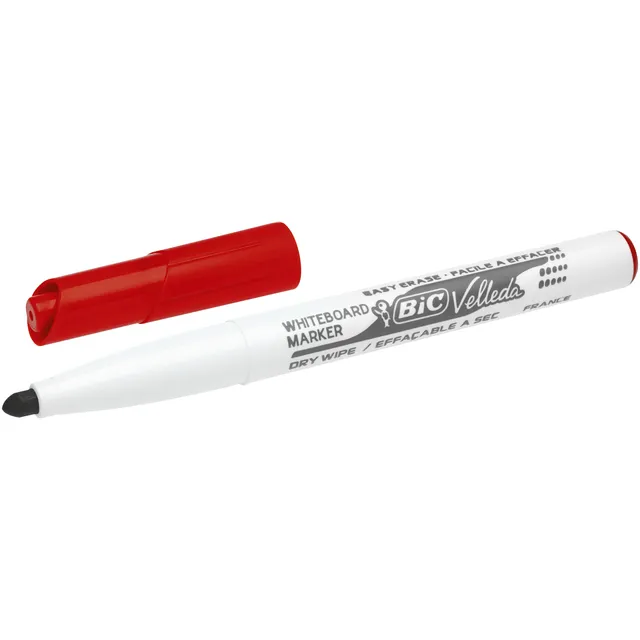 Bic Whiteboardmarker Bic Velleda 1741 rond medium rood