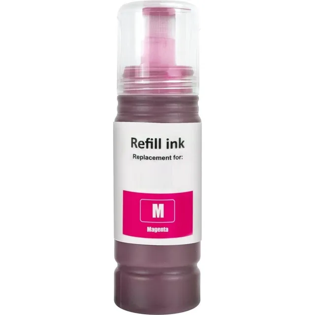 InktDL Huismerk geschikt voor Epson T6643 Magenta Inktfles - Geschikt voor EcoTank ET-2500 - ET-2550 - ET-2600 - ET-2650 - ET-4500