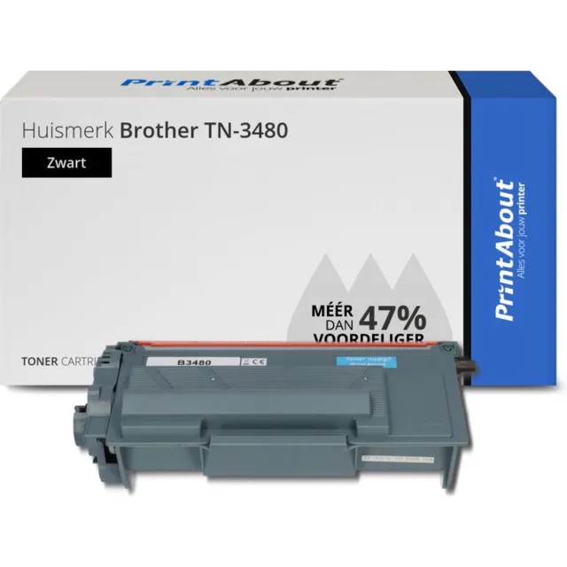 PrintAbout Alternatief voor de Brother TN-3480 / zwart