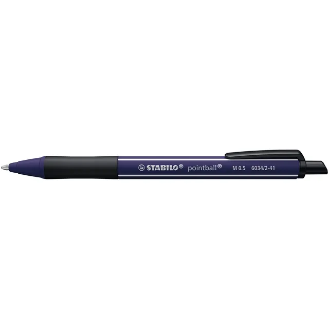 Stabilo Balpen STABILO pointball Wildflower medium Pruisisch blauw