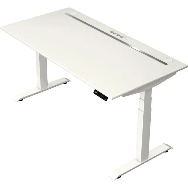 Kerkmann Zit sta bureau Move Boost 4 - 160x80cm - wit-wit
