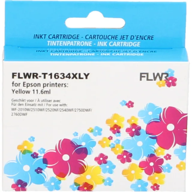 FLWR Cartridges / Epson 16XL / geel / Geschikt voor Epson