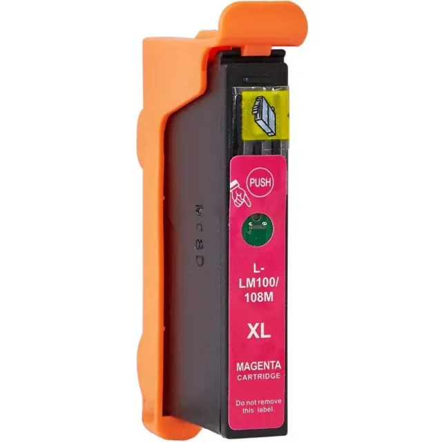 Inktkeuze LE-100XL M 14N1070E Magenta Huismerk Inktcartridge | Compatible met Lexmark 100XL 14N1070E M | Geschikt voor Lexmark Genesis s815 / Genesis s816 / Impact S 305 / Impact s300 / Impact s301 / Impact s302 / Impact s308 / Interact S 605 / Interact s602