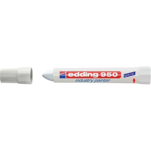 Edding Viltstift edding 950 pastamarker industry rond 10mm wit