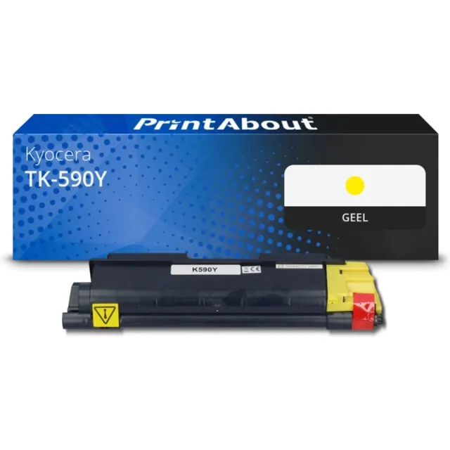 PrintAbout Kyocera TK-590Y toner geel Huismerk