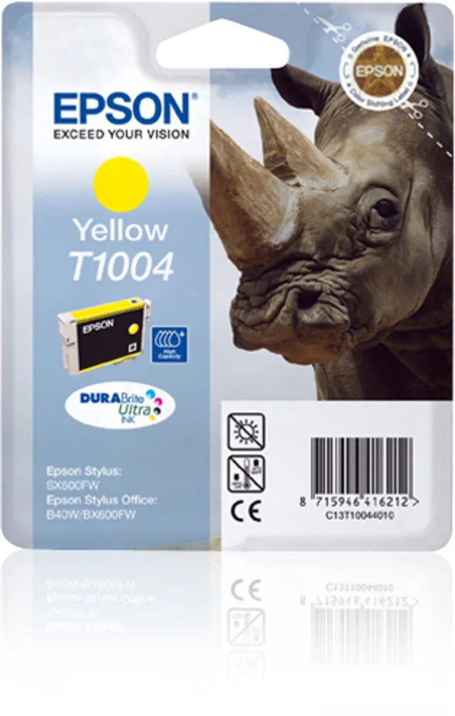 Epson T1004 ink cartridge yellow standar Geel