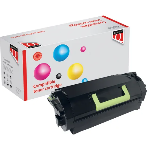Tonercartridge Quantore alternatief tbv Lexmark 53B2H00 zwart