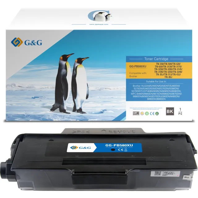 G&G TN3170 XL Toner Compatibel met Brother TN-3170 Tonercartridge zwart 1 stuk(s) Huismerk zwart XL