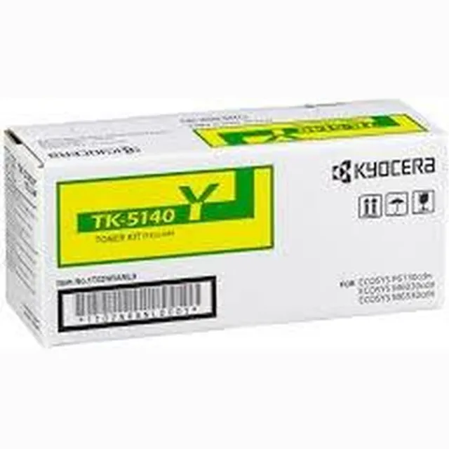 Kyocera TK-5140Y - Tonercartridge - 1 stuk - Origineel - Geel