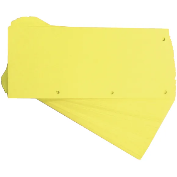 Scheidingsstrook Oxford Duo 240x105mm geel 60 stuks