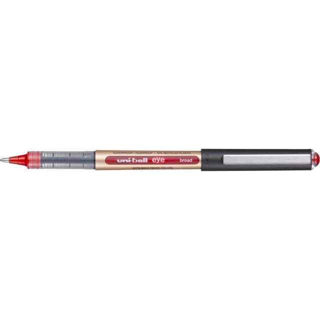 Uni-ball Eye Broad roller Eco, schrijfbreedte 0,85 mm, rood