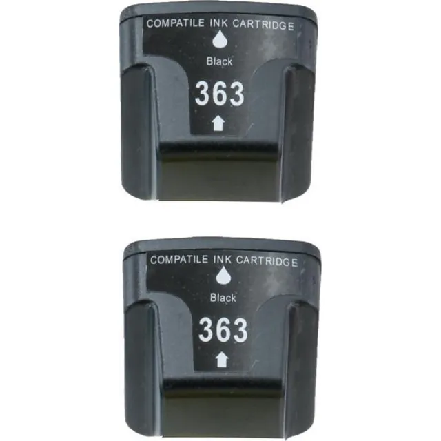 KATRIZ huismerk inkt voor|HP C8721WA(HP363)|Zwart |43ml - 2stuks