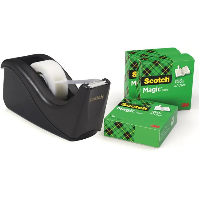 Scotch Plakbandafroller Two Tone Black zwart