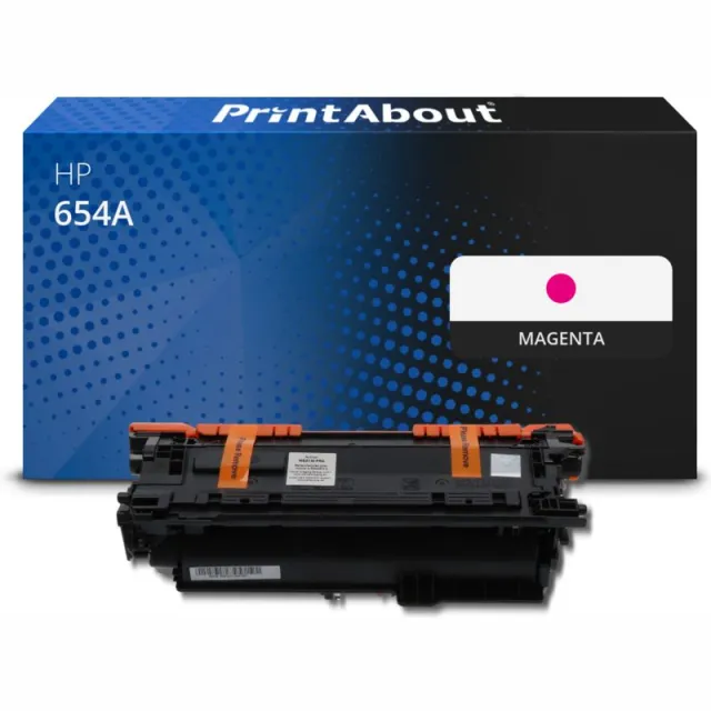 PrintAbout huismerk Toner 654A (CF333A) Magenta Geschikt voor HP