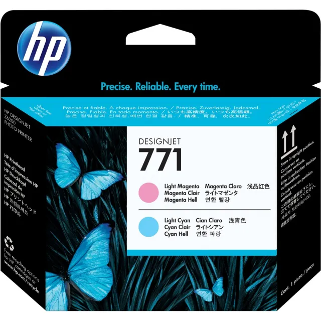 HP 771 - Inktcartridge / Licht Magenta / Licht Cyaan (CE019A)