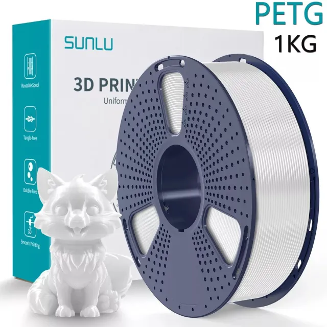 Sunlu PETG Wit / White 1kg - 1.75mm - 3D printer filament