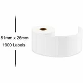 Brother Huismerk Brother BDE-1J026051-102 Labels, 51mmx26mm 1.900 labels