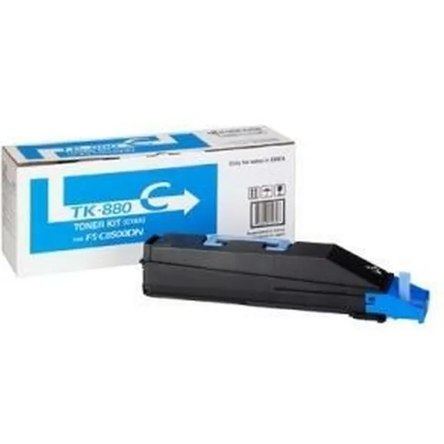 Kyocera TK-880C - Tonercartridge - 1 stuk - Origineel - Cyaan
