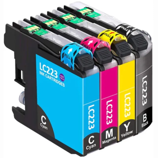 G&G Voordeelset - Vervanger voor Brother LC-221/LC-223 Black, Cyan, Magenta, Yellow