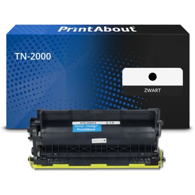 PrintAbout Brother TN-2000 toner zwart
