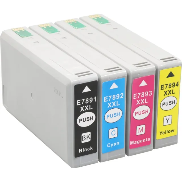 Inktkenners Inktcartridges Geschikt voor Epson 79 XXL | Multipack van 4 stuks Geschikt voor Epson WorkForce Pro WF 5110DW, Epson WorkForce Pro WF 5190DW, Epson WorkForce Pro WF 5620DWF, Epson WorkForce Pro WF 5690WF Zwart, Cyaan, Magenta, Geel