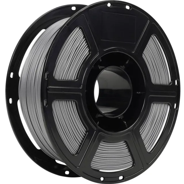Renkforce RF-7552012 Filament PLA Pro Hittebestendig, Flexibel, Hoge treksterkte 1.75 mm 1 kg Zilver-grijs 1 stuk(s) Kleurloos
