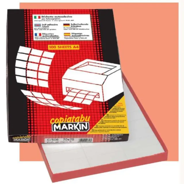 Markin 210R305 etiket Wit 2400 stuk(s)