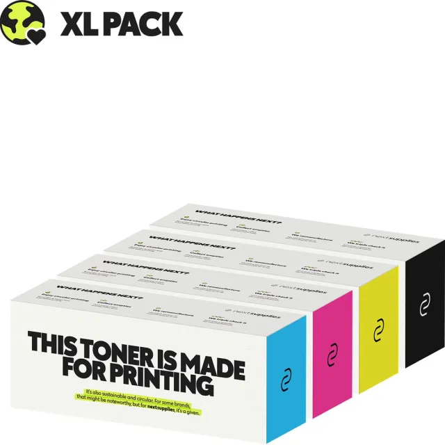 Nextsupplies Multipack Canon 731 (Zwart/Cyaan/Magenta/Geel). Originele toners, circulair. Multipack CMYK