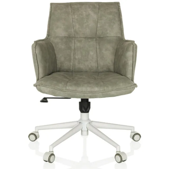 Bureaustoel / draaistoel SOLAO LIFE W stof grijs hjh LIVING