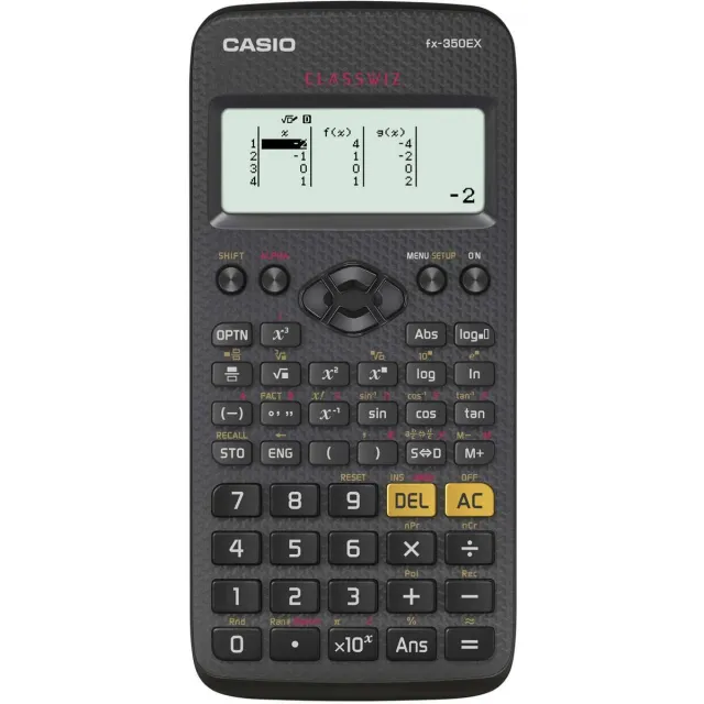 Casio Classwiz FX-350EX calculator Pocket Wetenschappelijke rekenmachine Zwart