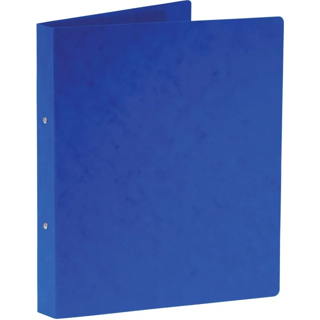 Bronyl ringmap, voor ft A4, uit glanskarton, 2 ringen van 25 mm, blauw