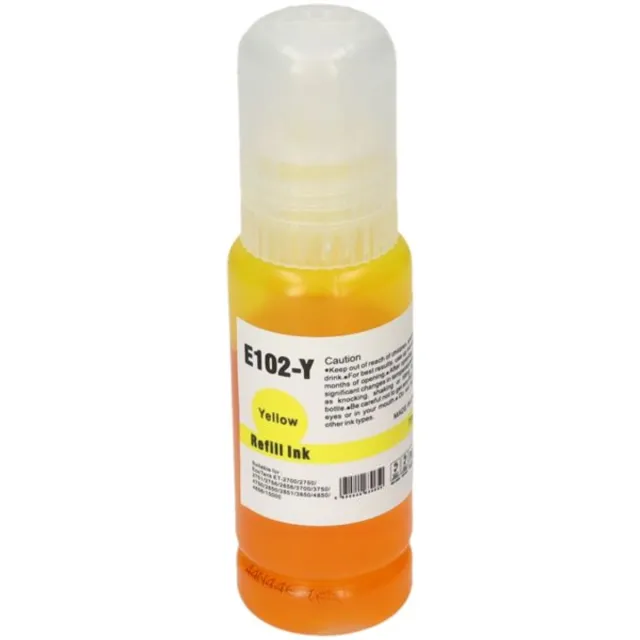 PrintAbout huismerk Inktcartridge 102 (T03R440) Geel geschikt voor Epson