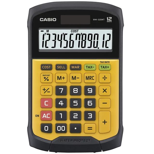 Casio Rekenmachine Casio WM-320MT geel