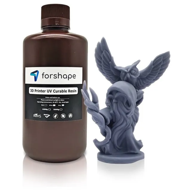 Creality 3D Forshape 3D Printer UV Resin Grijs 1kg – Hars voor LCD/DLP/SLA Resinprinters