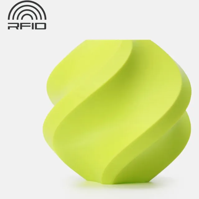 BAMBU LAB PLA Basic 1.75mm Filament – 1kg – fel groen (bright green) - zonder spoel