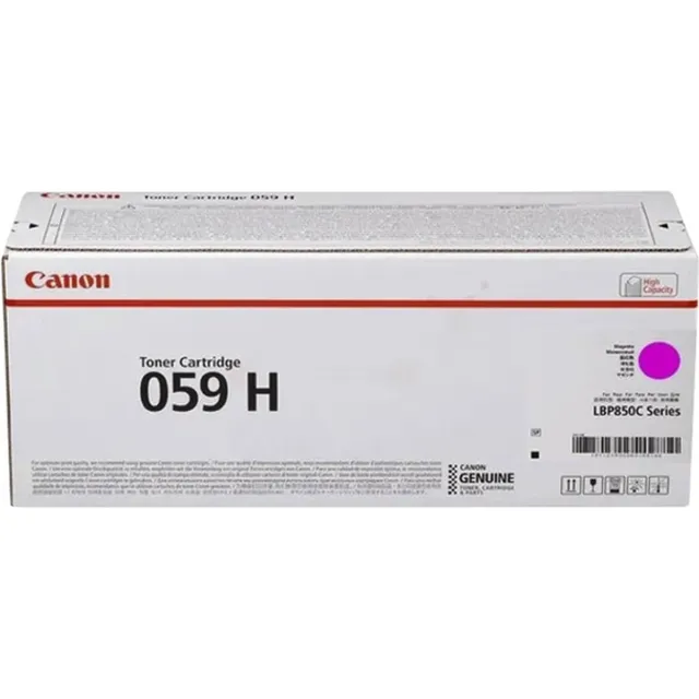 Canon 059 H - Hoge capaciteit - magenta - origineel - tonercartridge - voor i-SENSYS LBP852Cx;Satera LBP851C;LBP852Ci