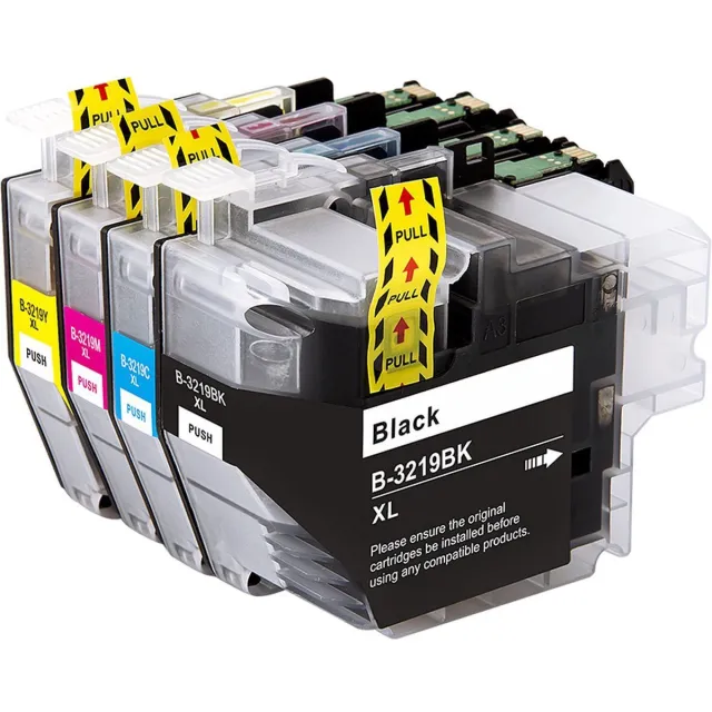Inktkenners Inktcartridges Geschikt voor Brother LC3219XL | Multipack van 4 stuks Geschikt voor Brother MFC-J5330 DW - J5730DW - J5930DW - J6530DW - J6535DW - J6930DW - J6935DW (LC-3217/LC3217/LC-3219/LC3219) zwart, cyaan, magenta, geel