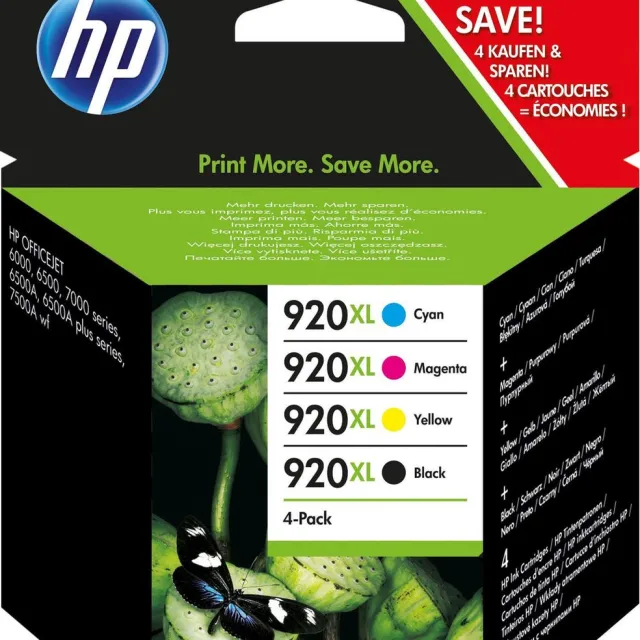 HP 920XL C2N92AE - Inktcartridge (Zwart - Cyaan - Magenta - Geel ) - Hoge Capaciteit