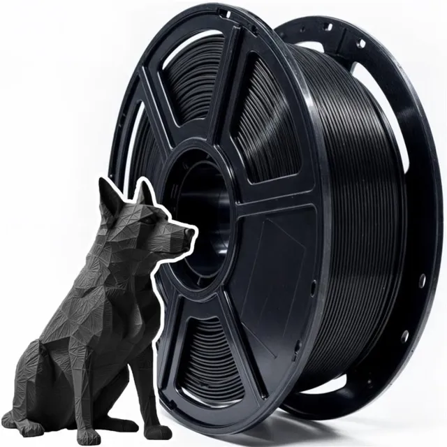 3D&print PLA ABS Filament 1,75mm - 3d Pen PLA Filament Navulling - Cadeau - Zwart - 1 KG Zwart PLA ABS Filament 1,75mm