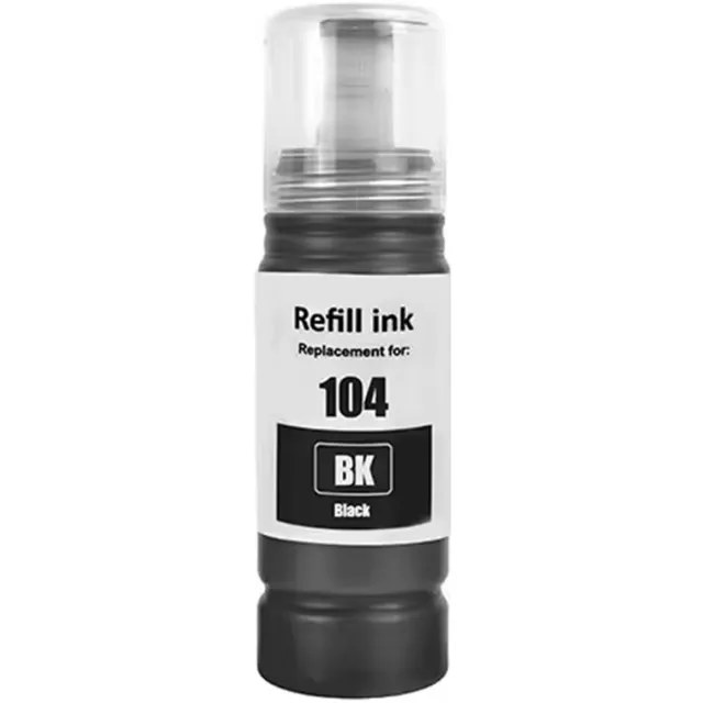 Boxstuff inkt geschikt voor Epson 104 – EcoTank Cartridges – Navulfles Zwart – Geschikt voor ET-2710 / ET-2820 / ET-4800