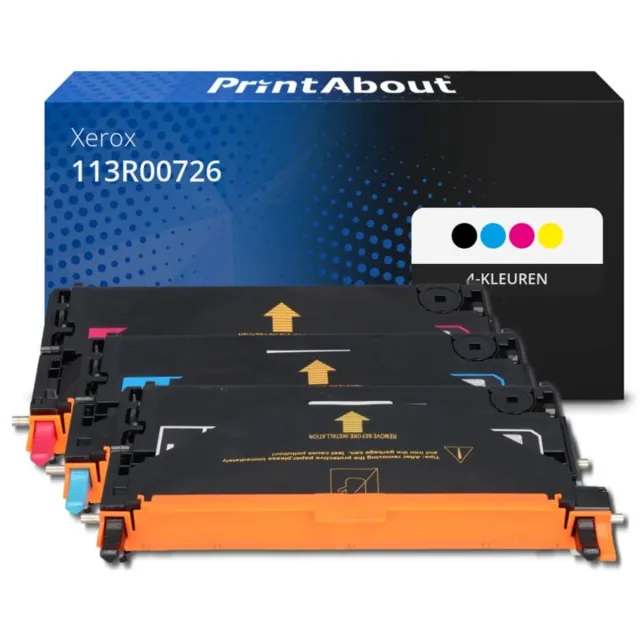 PrintAbout Huismerk Xerox 113R00726 Toner 4-kleuren Voordeelbundel