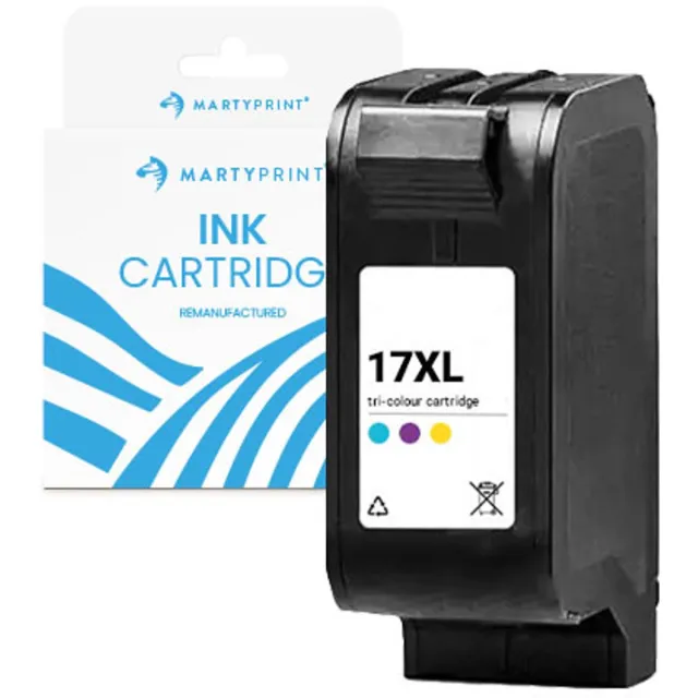 MartyPrint geschikt voor HP 17XL (C6625AE) inktcartridge kleur multikleur
