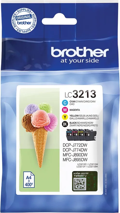 Brother LC-3213VAL inktcartridge voordeelverpakking Zwart